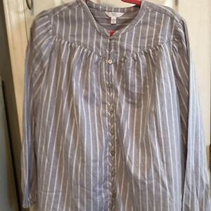 Time And True 100% Cotton Blouse Size L (12-14)